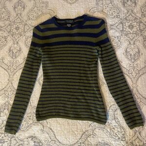 Lord & Taylor Cashmere Striped Sweater